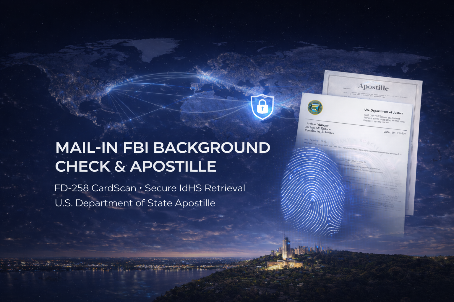 IDHS Cardscan Mail in FBI Background Check